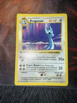 LP Dragonair Pokemon 1st Edition Shadowless Base Set 18/102 English - Image 1