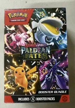 Brand New Pokemon Scarlet &Violet Paldean Fates Booster Bundle Sealed! - Image 1