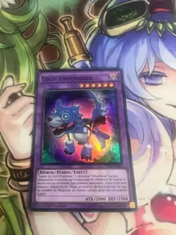 FRIGHTFUR WOLF SUPER RARE FRENCH FUEN-EN021 FR021 NEAR MINT YUGIOH - Image 1
