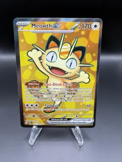 2026 Pokemon Meowth ex 107/088 Me03: Perfect Order Holo - Image 1
