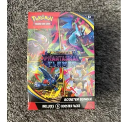 Pokemon TCG Mega Evolution Phantasmal Flames Booster Bundle Box - Image 1