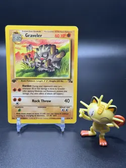 Graveler 37/62 - Fossil - WOTC - Uncommon - Pokemon TCG - 1st Edition - MP - Image 1