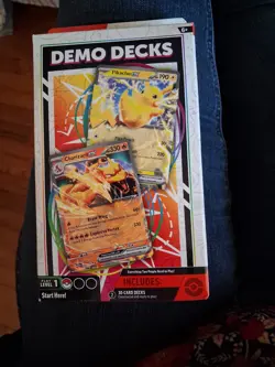 Pokemon Demo Decks Pikachu ex & Charizard ex Factory Sealed 2024 Level 1 - Image 1