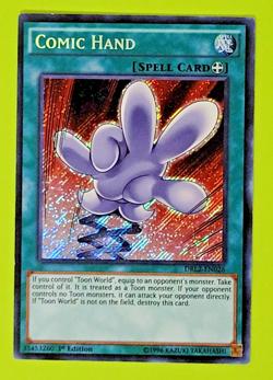 Yu-Gi-Oh Comic Hand 1st Edition Secret Rare DRL2-EN026 Nm - Image 1