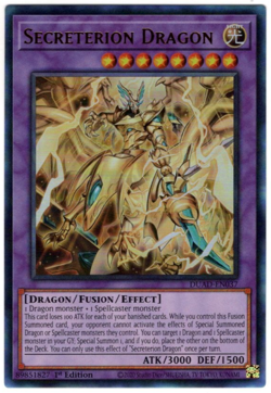 Yugioh Secreterion Dragon - Duelist's Advance Holo English NM - Image 1