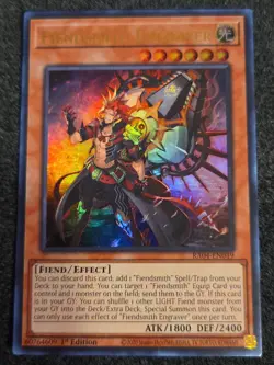 YuGiOh! - Fiendsmith Engraver RA04-EN049 Ultra Rare 1st Edition Near Mint - Image 1
