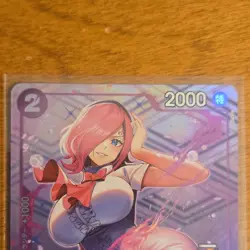 One Piece Vinsmoke Reiju OP06-068 Foil Promo Milk Cart US Seller - Image 3