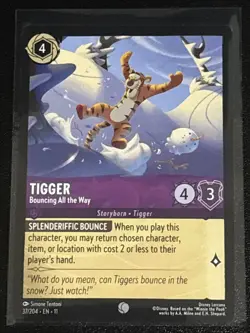 Disney Lorcana Winnie the Pooh Theme 10 Card Lot Pooh/Tigger/Roo/Rabbit/Kanga - Image 2