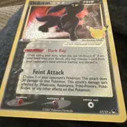 Umbreon Gold Star 17/17 Celebrations 25th Anniversary - Image 3