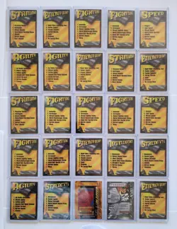 52 1995 Marvel Metal Sliver Flashers Metal Blaster Gold Blaster Carnage Weapon X - Image 4