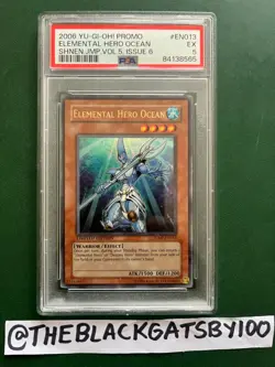 Elemental Hero Ocean - Ultra Rare - JUMP-EN013 - PSA 5 - Image 1