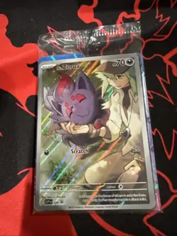 Pokemon TCG Journey Together N's Zorua #189 Holo Promo Card: SEALED!!!! - Image 1