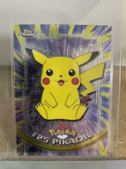 ⚡ Pikachu #25 - 2000 Topps Chrome Pokemon Card TV Animation Edition - Image 1
