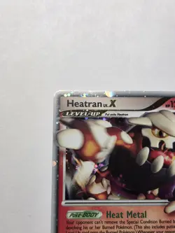 Pokemon Card Heatran LV. X DP31 Diamond & Pearl Black Star Promo LP/NM - Image 2