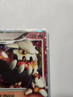 Pokemon Card Heatran LV. X DP31 Diamond & Pearl Black Star Promo LP/NM - Image 3
