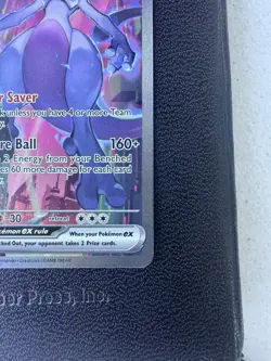 Team Rocket’s Mewtwo ex 231/182 SV10 Destined Rivals SIR Full Art Pokemon Card - Image 4