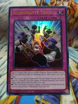 Yugioh Silhouhatte Trick Ultra Rare INFO-EN079 1st Ed Near Mint - Image 1
