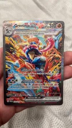 Greninja EX 214/167 Special Illustration Rare SV06 Holofoil Pokemon Card - Image 1
