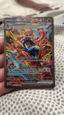 Greninja EX 214/167 Special Illustration Rare SV06 Holofoil Pokemon Card - Image 3