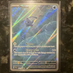 Phione 175/167 Illustration Rare Sv06: Twilight Masquerade Holo Pokemon Card NM - Image 1