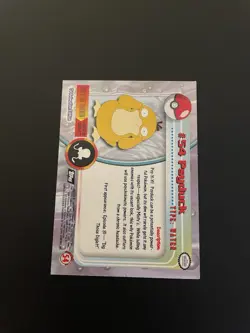 Psyduck #54 Topps TV Animation Edition Blue Label Pokemon Card -HP - Image 2