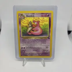Slowbro 43/62 Base Set Series Fossil UNCOMMON Stage 1 Pokemon Card 1999 WOTC NM - Image 1