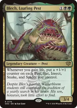 Blech, Loafing Pest - SOS - MTG - NM - EN - 0176 - Image 1