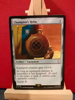 Champion's Helm - Fallout (Universe Beyond) - Rare - NM - MTG - Image 1
