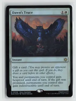 Dawn's Truce 0009 Foil Bloomburrow BLB MTG Magic - Image 1