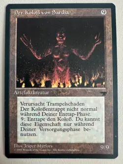 Der Koloss von Sardia MTG - Renaissance deutsch ©1995 NM U Colossus of Sardia - Image 1