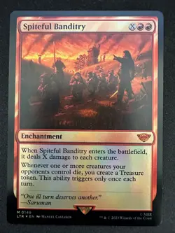 The Lord of the Rings: Tales of Middle-earth - Spiteful Banditry (0149, NM, Foil - Image 1