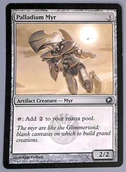 4X Palladium Myr - 190 - Scars of Mirrodin (SOM) MTG - Image 5
