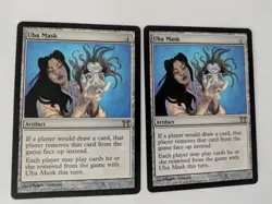 2 Uba Mask Champions of Kamigawa MTG NM Free shipping&tracking - Image 1