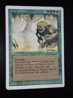 Force of Nature Revised Edition LP Lightly Played MTG Magic the Gathering - Image 1