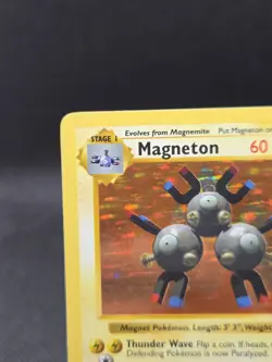 Magneton (Shadowless) 9/102 Pokemon Base Set Unlimited - MP - Image 2