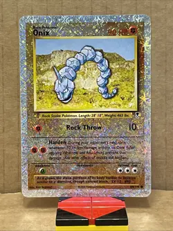 2002 Pokemon Legendary Collection #84 Onix Reverse Holo Foil - Image 1