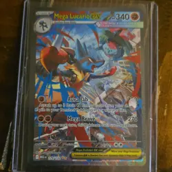 Pokemon Mega Lucario ex 179/132 Holo Special Rare 340HP Fighting - Image 1