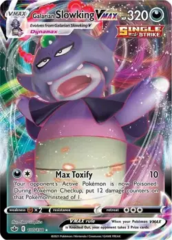 Pokemon Galarian Slowking Vmax 100/198 Chilling Reign Ultra Rare Holo NM - Image 1