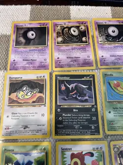 Pokemon Neo Discovery Lot Of 14 Cards Vintage Near Mint To Lightly Played - Image 2
