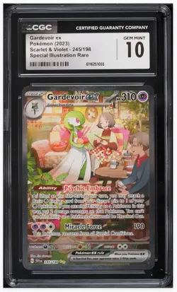 2023 😺 CGC 10 Gardevoir EX 245/198 Pokemon Scarlet Violet SIR - Image 1
