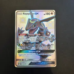 Pokemon Card - Rayquaza GX 177a/168 Full Art Hidden Fates Promo - M/NM - Image 1