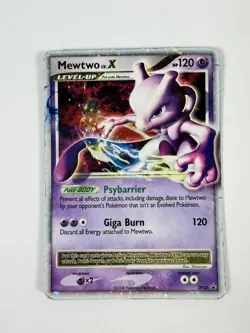 Pokemon Mewtwo LV.X DP28 Black Star Promo - 2008 Diamond & Pearl Holo Rare - Image 1