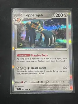 Copperajah - Holo - Rare - 042/064 - NM Shrouded Fable Pokemon TCG - Image 1