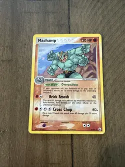 Pokemon TCG Machamp Reverse Holo Rare 9/101 HP Hidden Legends 2004 - Image 4