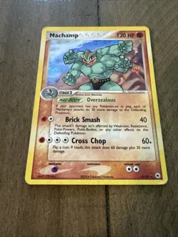 Pokemon TCG Machamp Reverse Holo Rare 9/101 HP Hidden Legends 2004 - Image 5