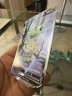 Pokemon TCG Celebi v 245/264 Fusion Strike Alternate Art Rare Holo Nm/M - Image 3