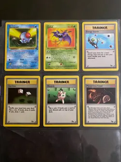 Fossil Set Pokemon Cards Collection No Duplicates Vintage Bundle WOTC 1999 - Image 3