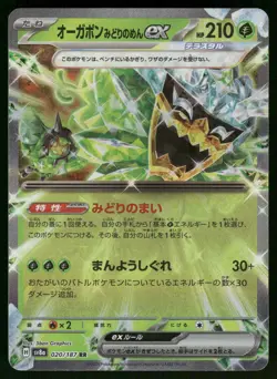 Teal Mask Ogerpon EX 020/187 Terastal Festival Pokemon Japanese Holo NM - Image 1