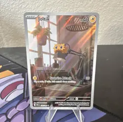 Pokemon TCG Joltik SV: White Flare 116/086 Illustration Rare Holo 40 HP Eng - Image 1