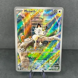 Meowth 106/094 PFL Phantasmal Flames Pokemon NM - Image 1